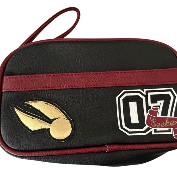 Harry Potter Quidditch Patches Makeup Bag Clutch - Picture 11 of 14